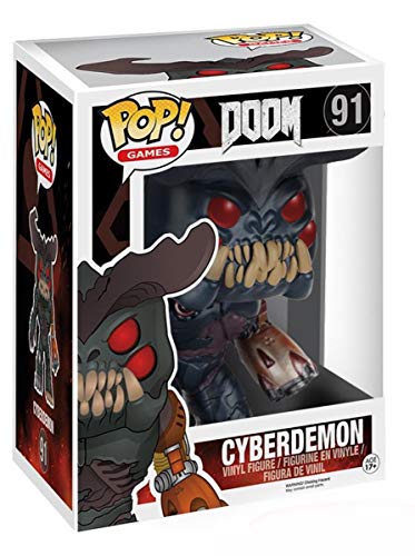 Funko POP Games: Doom - Cyberdemon Action Figure, 6"