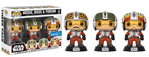 Funko - Figurine Star Wars - Tri Pack Pilots Biggs, Wedge & Porkins Exclusive Pop 10cm - 0889698219839