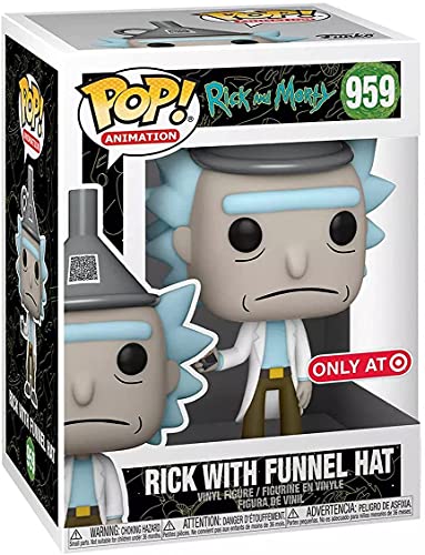 Funko POP! Animation: Rick & Morty - Rick with Funnel Hat (Target Exclusive)