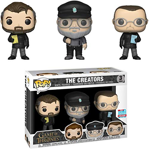 Funko POP! Television: Game of Thrones - The Creators (3 Pack) 2018 Fall Convention Shared Exclusive