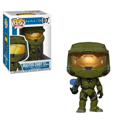 Funko POP! Games: Halo Master Chief with Cortana Collectible Figure, Multicolor, 3.75 inches