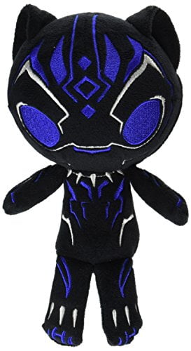 Funko Hero Plushies: Black Panther - Blue Glow Black Panther Collectible Plush