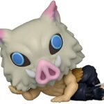 Funko POP! Animation #1090 Demon Slayer Inosuke Hashibira Lounging in Mask Vinyl Figure - BoxLunch Exclusive
