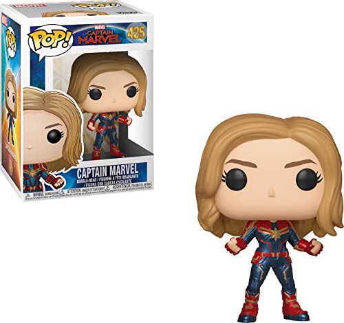 Funko Pop! Marvel: Captain Marvel (Styles May Vary) Toy, Multicolor, Standard (36341)