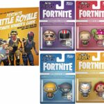 Agent Game Battle Figures Fortnight Raptor & Elite + Omega & Valor + 2 Pack Ranger & Zoey Action Royale Moonwalker and Burnout Pint Size Collection + Ultimate Book Winners Guide