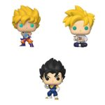 Funko Animation: POP! Dragon Ball Z Series 9 Collectors Set - Goku w/ Kamehameha Wave, Vegito, Gohan w/ Noodles Funko Animation: POP! Dragon Ball Z Series 9 Collectors Set - Goku w/ Kamehameha Wave, Vegito, Gohan w/ Noodles