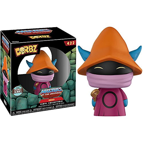 Funko Orko (Specialty Series) Dorbz x Masters of The Universe Vinyl Figure + 1 American Cartoon Themed Trading Card Bundle (22726)