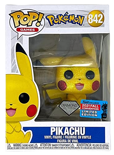 Pop Games Pokemon 3.75 Inch Action Figure Exclusive - Pikachu Diamond #842