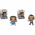 Funko Pop! Animation: Avatar - Katara Toy, Multicolor & Pop! Animation: Avatar - Sokka Toy, Multicolor