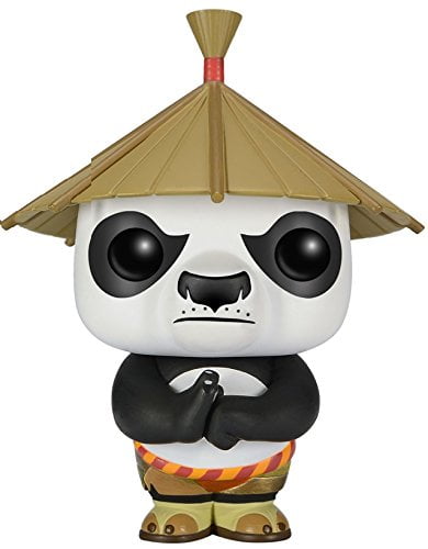 Funko POP Movies: Kung Fu Panda - Po with Hat Action Figure,Multicolor,3.75 inches