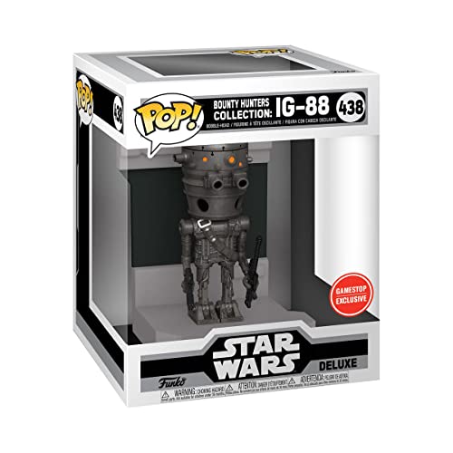 Funko POP! Deluxe: Star Wars Bounty Hunter IG-88 Metallic