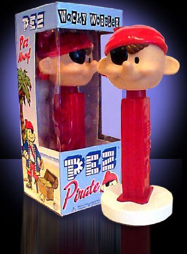 Sportsworld Pez Pirate Wacky Wobbler