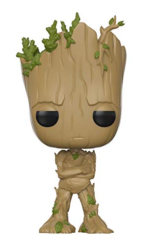 Funko Pop! Movies: Guardians of The Galaxy Vol. 2 - Adolescent Groot Amazon Exclusive Action Figure,3.75 inches