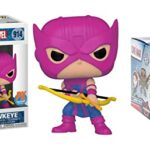 The OG Color-Way Hawkeye Funko Pop! Pack: Marvel Hawkeye 914 Purple Fx Exclusive + Bonus Civil War Funko Mystery Mini Box (2 Items)