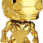 Funko Pop Marvel: Marvel Studios 10 - Iron Man (Gold Chrome) Collectible Figure, Multicolor