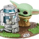POP Funko Deluxe Star Wars: The Mandalorian - The Child with Canister, Multicolor, Standard POP Funko Deluxe Star Wars: The Mandalorian - The Child with Canister, Multicolor, Standard