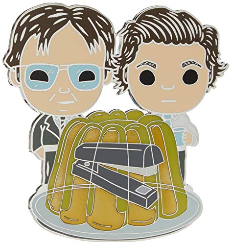 Funko Loungefly: The Office - Dwight and Jim, Stapler in Jello Prank, Deluxe Enamel Pin, Amazon Exclusive