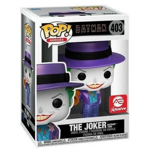 Funko Pop Batman 1989 The Joker AE Metallic Exclusive