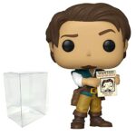 Funko Pop Bundle - 1 Disney: Tangled Flynn Rider Pop Figure (AAA Anime Exclusive) Vinyl Figure with PET Plastic Box Protecter