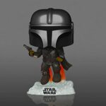 Funko Pop! Star Wars The Mandalorian with Blaster Flying Glow in The Dark Inside Club Exclusive Funko Pop! Star Wars The Mandalorian with Blaster Flying Glow in The Dark Inside Club Exclusive
