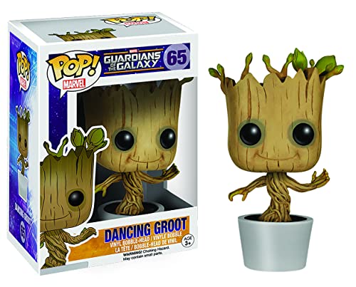Funko POP! Marvel: Dancing Groot Bobble Action Figure,Multicolor,3.75 inches