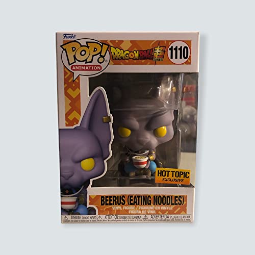 Funko Dragon Ball Super Pop! Animation Beerus (Eating Noodles) Vinyl Figure Hot Topic Exclusive