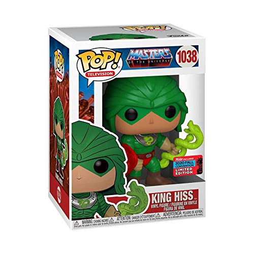 Funko Pop! TV: Masters of The Universe - King Hiss, NYCC 2020 Shared Fall Convention Exclusive Vinyl Figure…