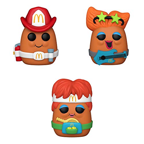 Funko Ad Icons: POP! McDonald's Collectors Set - Fireman Nugget, Rockstar Nugget, Tennis Nugget