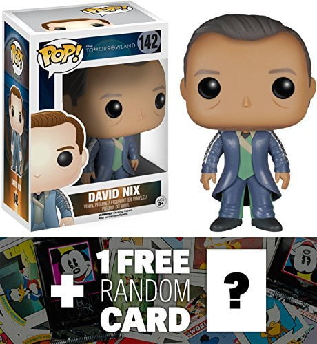 Disney: Tomorrowland David Nix: Funâ€Ško Pâ€Šoâ€Špâ€Š! Vinyl Figure Bundle with 1 Compatible Theme Trading Card [53017]