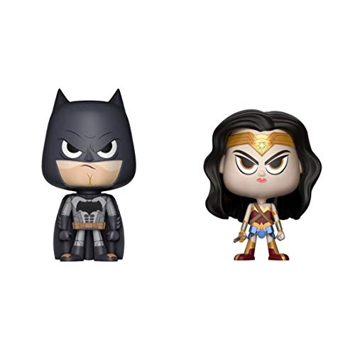 Funko Vynl: DC Comics- 2 Pack- Wonder Woman & Batman Standard, Black