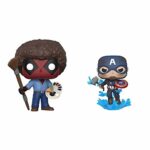 Funko POP! Marvel: Deadpool Playtime- Bob Ross & Pop! Marvel: Avengers Endgame - Captain America with Broken Shield & Mjoinir,Multicolor,3.75 inches Funko POP! Marvel: Deadpool Playtime- Bob Ross & Pop! Marvel: Avengers Endgame - Captain America with Broken Shield & Mjoinir,Multicolor,3.75 inches