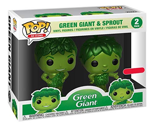 Funko POP! Ad Icons: Green Giant and Sprout 2 Pack [Metallic] - SDCC Debut