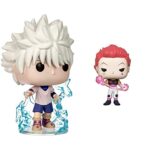 Funko Pop! Animation: Hunter x Hunter - Killua Zoldyck, Multicolor, 3.75 inches & Pop! Animation: Hunter x Hunter - Hisoka, Multicolor ,3.75 inches Funko Pop! Animation: Hunter x Hunter - Killua Zoldyck, Multicolor, 3.75 inches & Pop! Animation: Hunter x Hunter - Hisoka, Multicolor ,3.75 inches