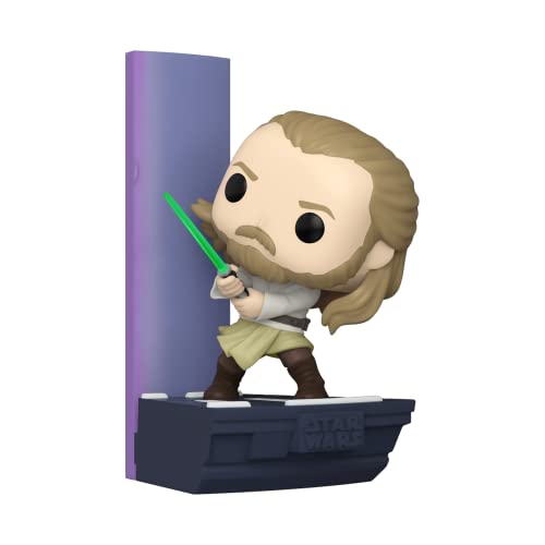 Funko Pop! Deluxe: Star Wars Duel of The Fates - Qui-Gon Jinn, Amazon Exclusive, Figure 3 of 3