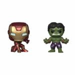 Funko Pop! Marvel: Avengers Game - Iron Man (Stark Tech Suit), Multicolor & Pop! Marvel: Avengers Game - Hulk (Stark Tech Suit), Multicolor, Model:47759