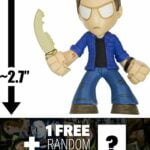 Supernatural Dean Winchester: ~2.7" x Funko Mystery Minis Vinyl Mini-Figure Series + 1 Free Official Trading Card Bundle Supernatural Dean Winchester: ~2.7" x Funko Mystery Minis Vinyl Mini-Figure Series + 1 Free Official Trading Card Bundle