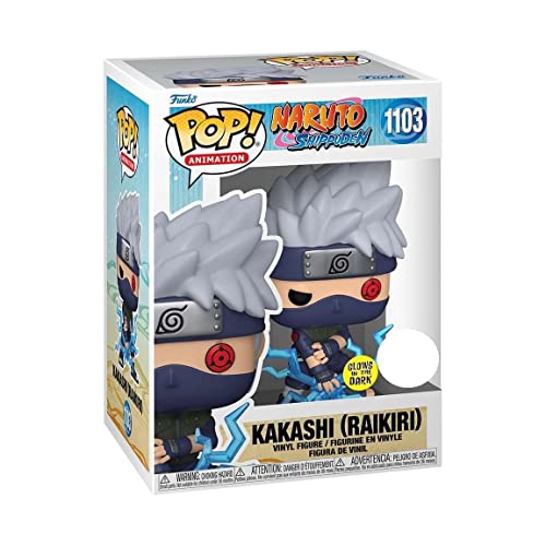Funko POP Animation: Naruto Shippuden Kakashi (Raikiri) Glow-in-The-Dark Vinyl Figure Exclusive