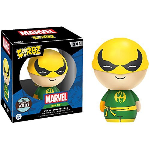 Funko Iron Fist (Specialty Series) Dorbz x Marvel Universe Vinyl Figure + 1 Free Official Marvel Trading Card Bundle (11206)