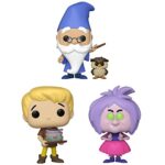 Funko Disney: POP! The Sword in The Stone Collectors Set - Merlin with Archimedes, Arthur, Madam Mim Funko Disney: POP! The Sword in The Stone Collectors Set - Merlin with Archimedes, Arthur, Madam Mim
