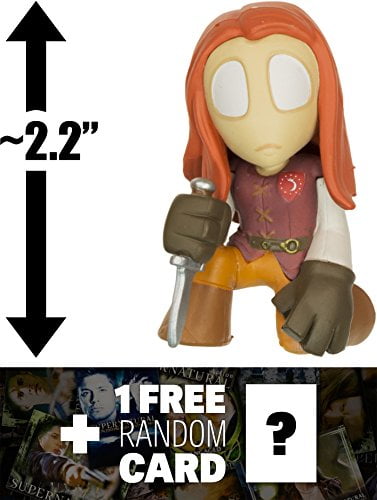 Supernatural Charlie: ~2.2" x Funko Mystery Minis Vinyl Mini-Figure Series + 1 Free Official Trading Card Bundle