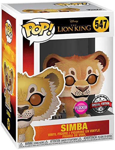 POP Funko Disney: Lion King Simba #547 Flocked Box Lunch Exclusive