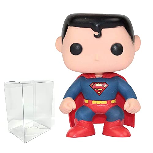 Visit the Funko Store Funko Pop Heroes Bundle - 1 Superman Vinyl Figure with PET Plastic Box Protecter