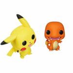 Funko Pop! Pokemon - Pikachu (Waving) Vinyl Figure & Pokemon - Charmander, Multicolor