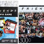 Hey! Friends Trivia Bundled with Game + The TV Show Character Puzzle NBC Series 2 Item Throwback Television Hits!