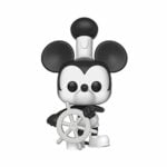 Funko Pop Disney: Mickey's 90Th - Steamboat Willie Collectible Figure, Multicolor Funko Pop Disney: Mickey's 90Th - Steamboat Willie Collectible Figure, Multicolor