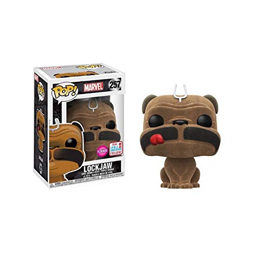 Funko Pop! Marvel #257 Inhumans Flocked Lockjaw (2017 Fall Convention Exclusive)