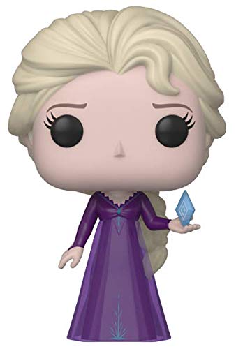 Funko Pop! Disney: Frozen 2 - Elsa, Into The Unknown Nightgown with Ice Diamond Vinyl Figure, Amazon Exclusive