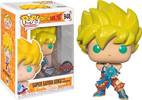 Funko Dragon Ball Z Diamond Collection Pop! Animation SS Goku (Kamehameha Wave) Vinyl Figure Hot Topic Exclusive