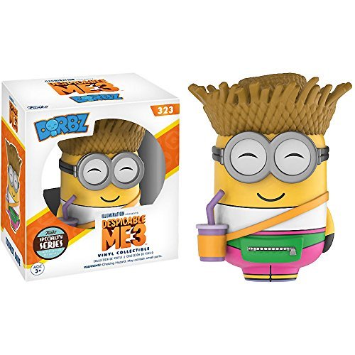 Funko Tourist Dave (Specialty Series) Dorbz x Despicable Me 3 Vinyl Figure + 1 Free CG Animation Themed Trading Card Bundle (13726)