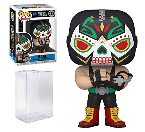 Dia de Los DC Bane Vinyl Figure # 412 - Bundled with Compatible Pop Box Proector